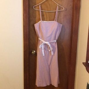 Ann Taylor Loft striped dress size 10